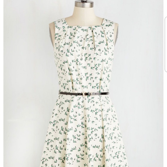 Closet Dresses London Modcloth Bird Dress With Pockets Poshmark
